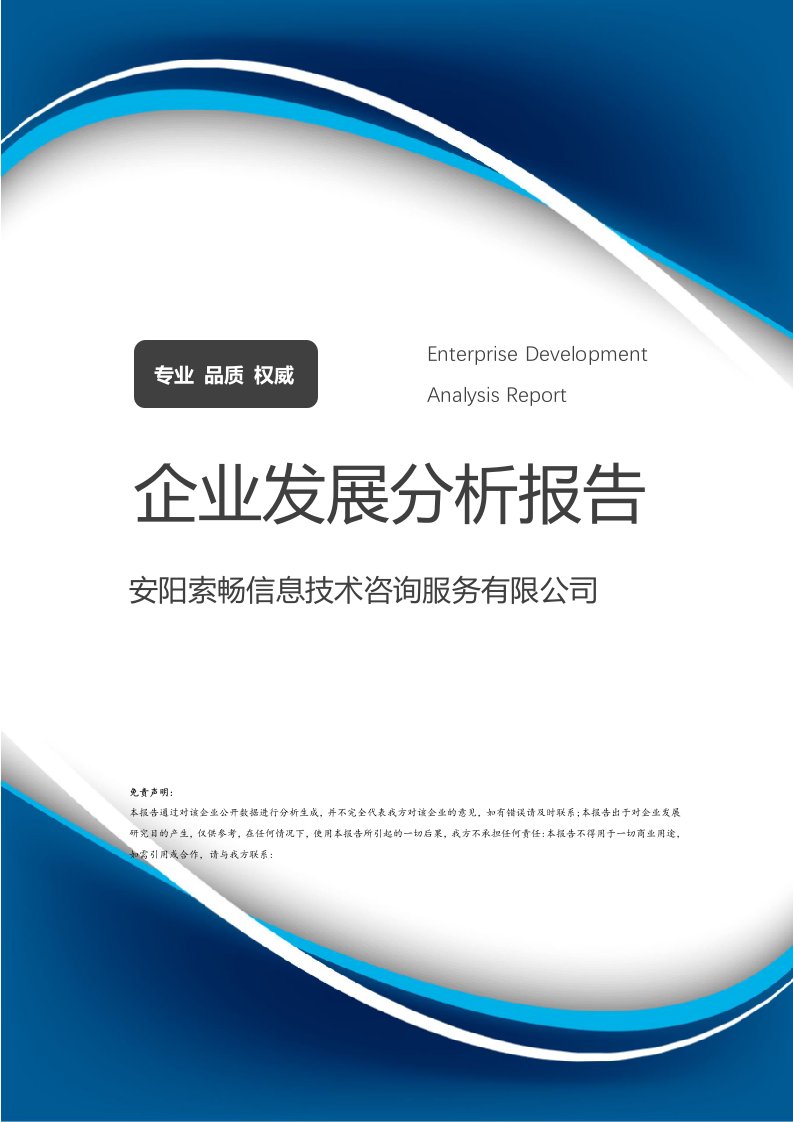 安陽(yáng)索暢信息技術(shù)咨詢(xún)服務(wù) 發(fā)展現(xiàn)狀、核心優(yōu)勢(shì)與未來(lái)展望分析報(bào)告